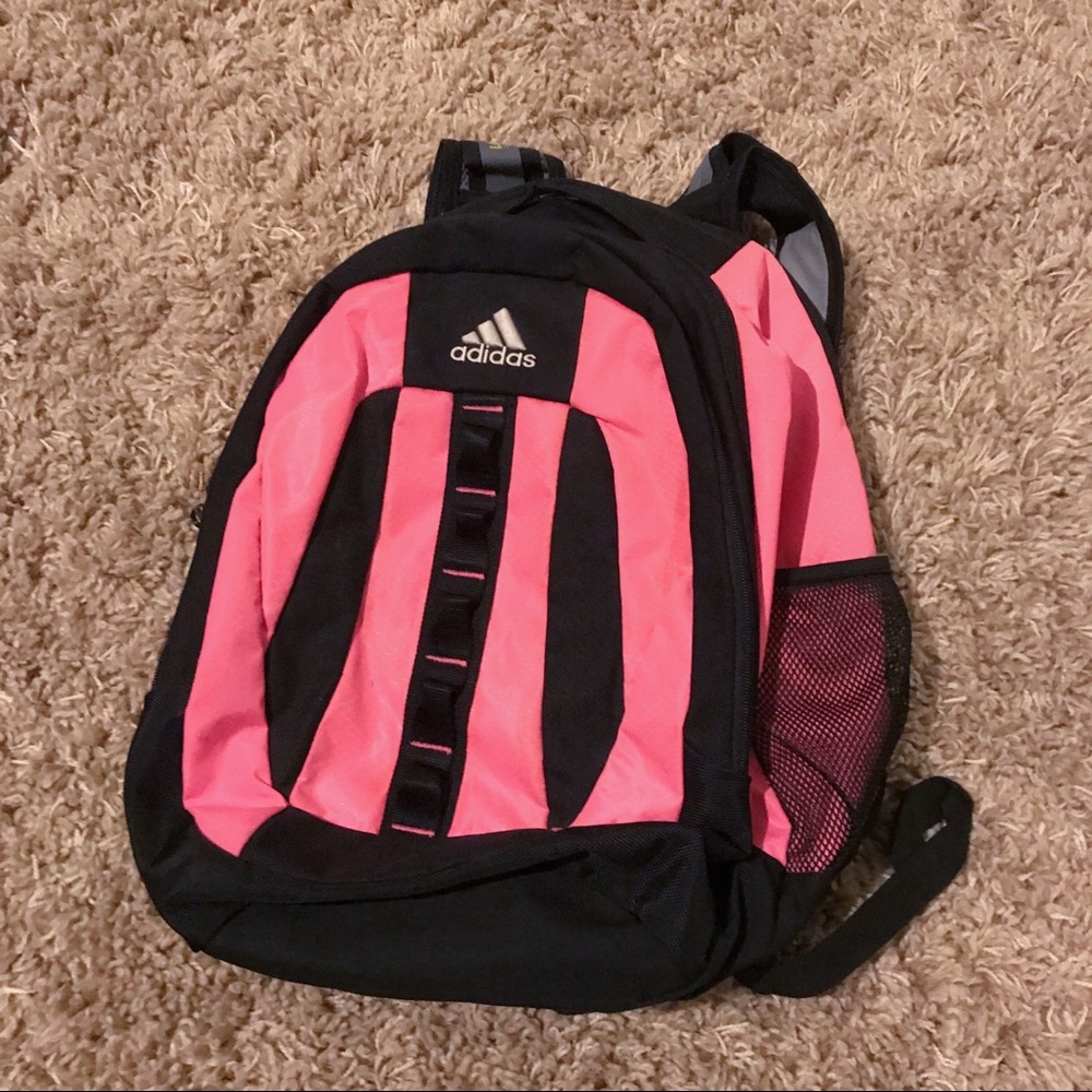 Large Pink Adidas Backpack